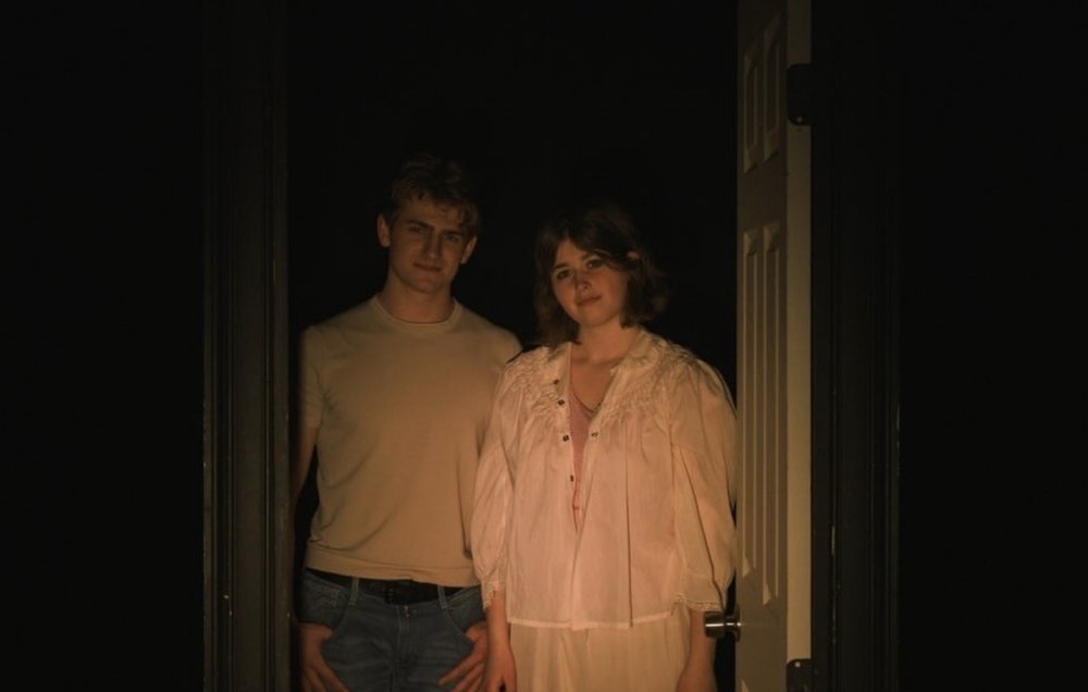 Standa Vecera on set of For The Record, still 2